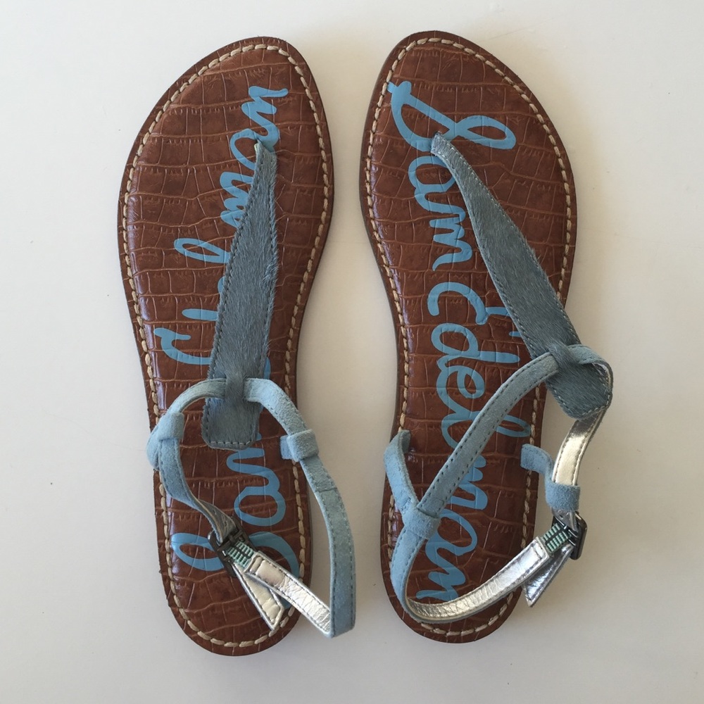 Blue Gigi Thong by Sam Edelman